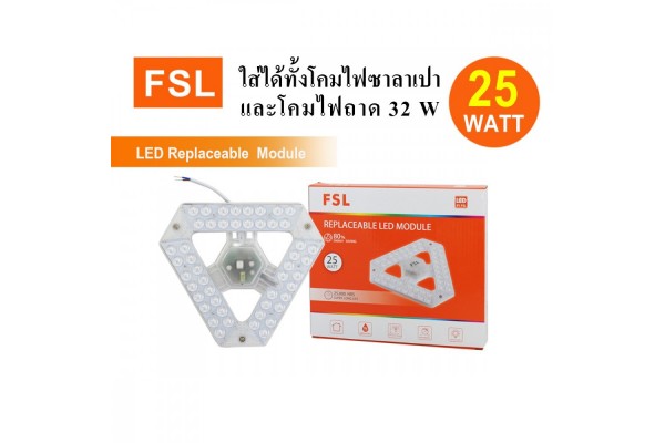 แผงไฟเปลือย FSL-CELL-25W แสงขาวและวอร์มไวท์